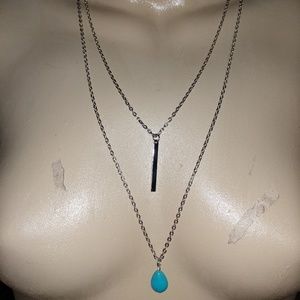 📿Double Strand Turqoise necklace